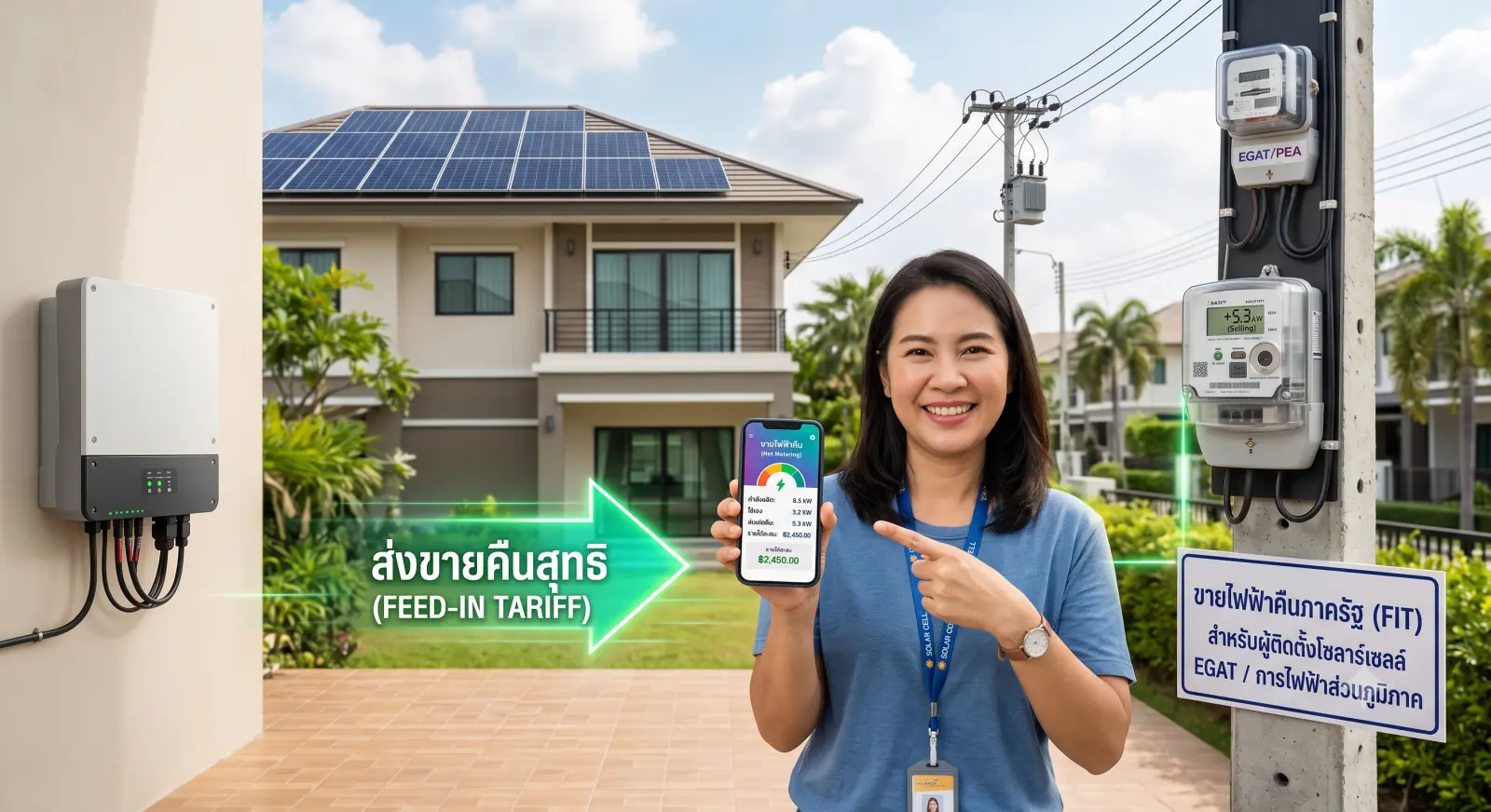 ขายไฟคืนโซลาร์เซลล์ 2569