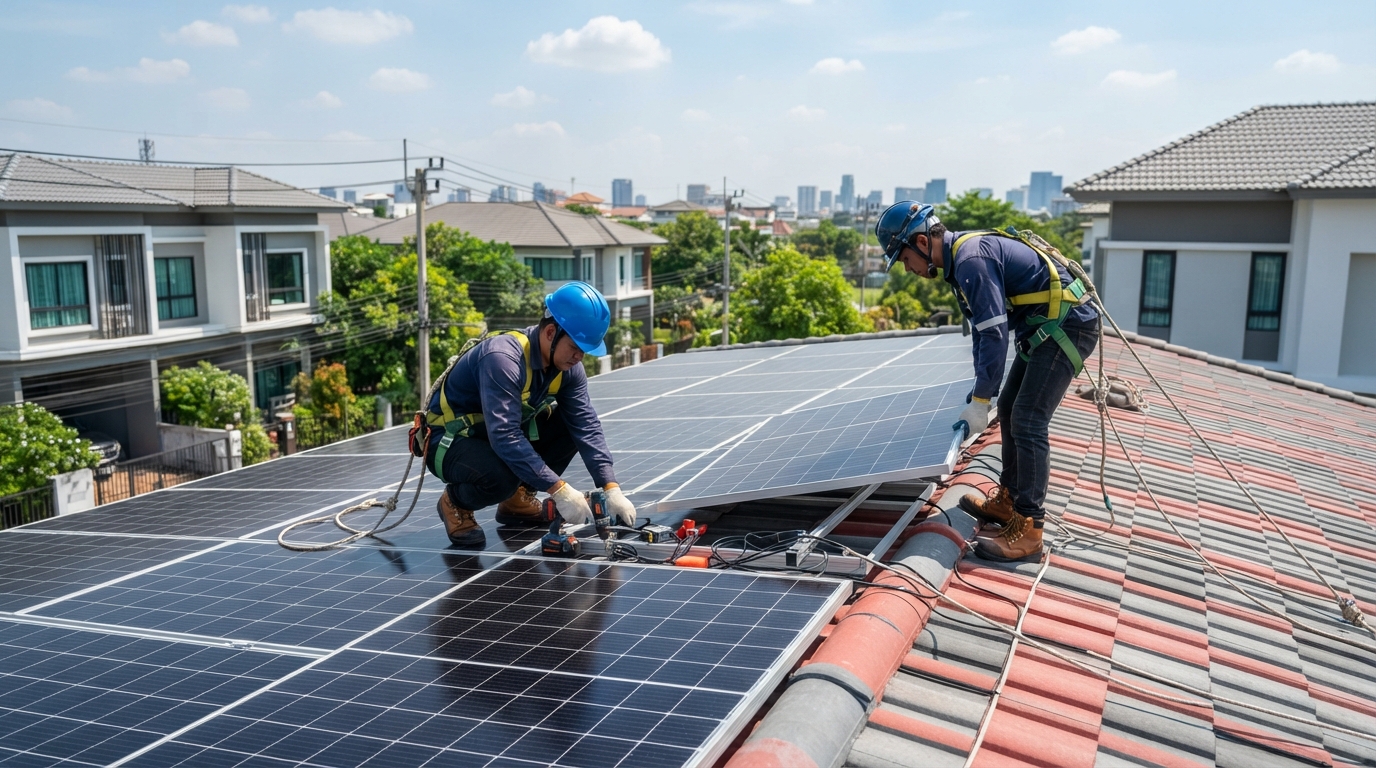 รัฐบาลเปิดรับขึ้นทะเบียนผู้ติดตั้ง Solar Rooftop ยกระดับมาตรฐานความปลอดภัย พลังงานสะอาด